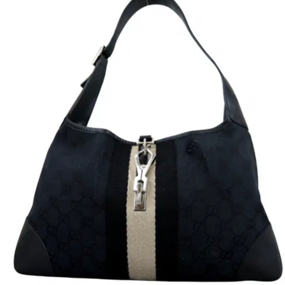 Gucci vintage Jackie O cloth handbag